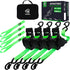 Retractable Ratchet Straps | 1in x 10ft Self Retracting Tie Down Straps with Soft Loops | 1800 lbs Break Strength for Motorcycle, Cargo, Truck, Trailer