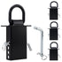 Stake Pocket D Ring 4 Pack – 1/2" Heavy Duty Removable D-Rings with Hitch Pin, 12,000 lb Capacity for Trailers & Flatbeds