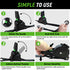Retractable Ratchet Straps 4 Pack | 1in x 10ft Self Retracting Tie Down Straps with Soft Loops | 1500 lbs Break Strength for Motorcycle, Cargo, Truck, Trailer