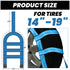 Tow Dolly Basket Straps 2 Pack – Heavy Duty Tire Net Straps with Flat Hooks, 10,000 lb Break Strength for 14"–19" Wheels
