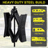 RV Wheel Chock Stabilizer 2 Sets – Heavy Duty X-Chock for Travel Trailers, Fits 3.5"–12" Wheel Gaps