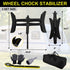 RV Wheel Chock Stabilizer 2 Sets – Heavy Duty X-Chock for Travel Trailers, Fits 3.5"–12" Wheel Gaps