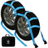 Tow Dolly Basket Straps 2 Pack – Heavy Duty Tire Net Straps with Flat Hooks, 10,000 lb Break Strength for 14"–19" Wheels