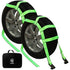 Tow Dolly Basket Straps 2 Pack – Heavy Duty Tire Net Straps with Flat Hooks, 10,000 lb Break Strength for 14"–19" Wheels