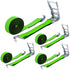 Ratchet Tie Down Straps 4 Pack – 2" x 20ft Heavy Duty Straps with J Hooks, 10,000 lb Break Strength