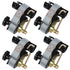 Ladder Rack Ratchet Straps 4 Pack – 1.5" x 7.5ft Rack Straps with J Hooks for Trailer Cargo Control