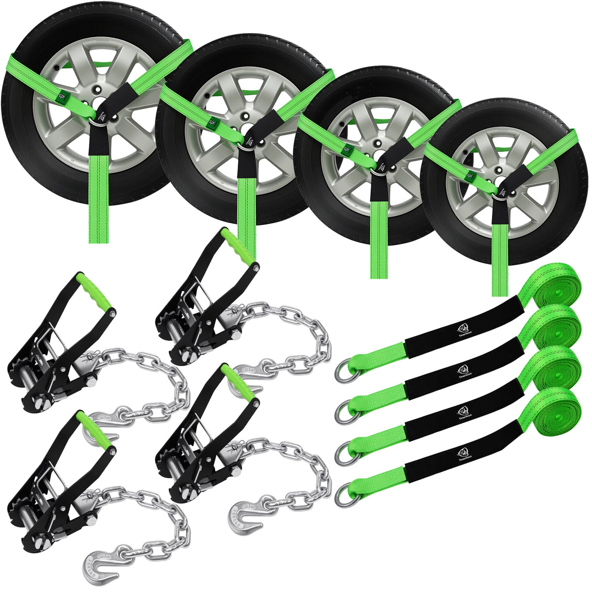 Car Tie Down Straps 4 Pack – 2