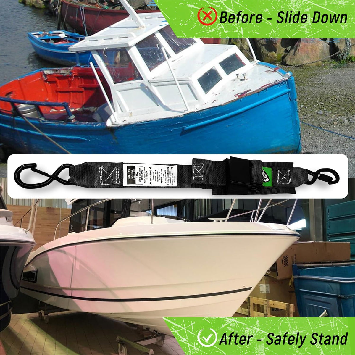 Boat Tie Down Straps 2 Pack – 2