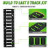 E Track Tie Down Rail Kit 4 Pack – 4 ft Heavy Duty Rails, 6000 lb Break Strength for Cargo, Motorcycles & Trailers