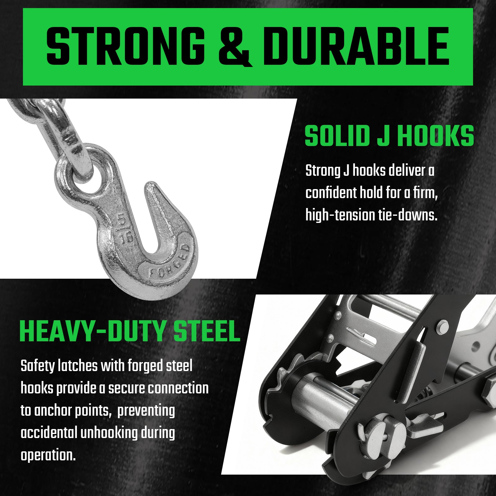 Car Tie Down Straps 4 Pack – 2