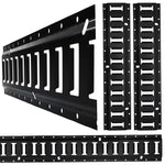 E Track Tie Down Rail Kit 4 Pack – 4 ft Heavy Duty Rails, 6000 lb Break Strength for Cargo, Motorcycles & Trailers