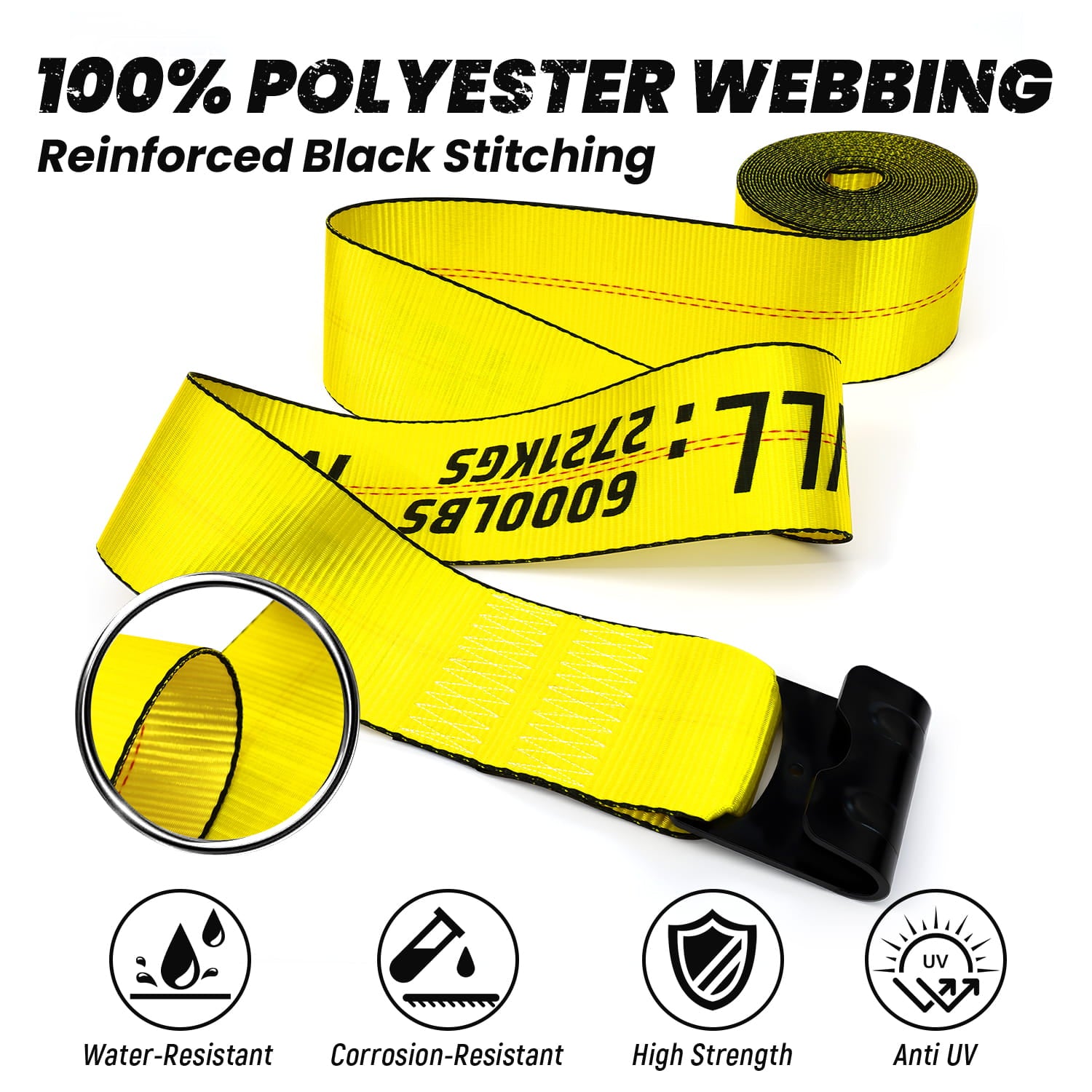 Winch Straps 4 Pack – 4