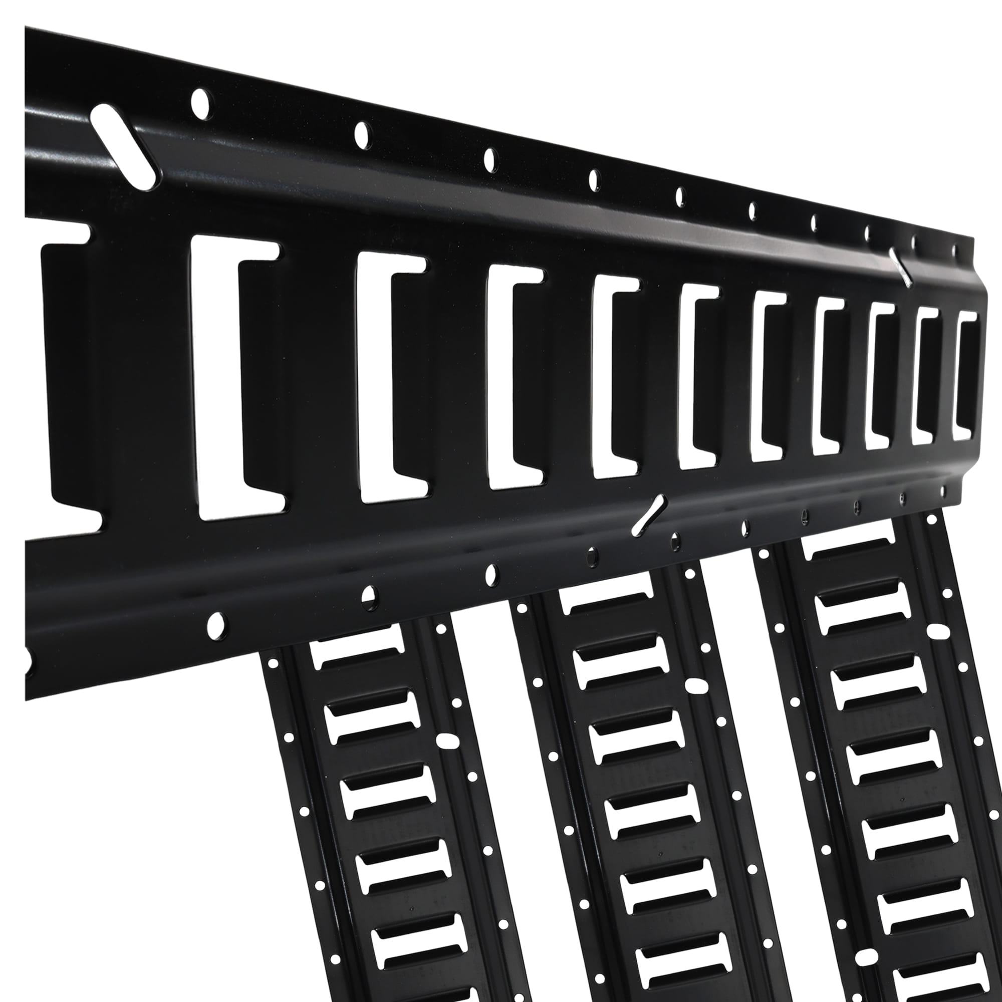 E Track Tie Down Rail Kit 4 Pack – 4 ft Heavy Duty Rails, 6000 lb Break Strength for Cargo, Motorcycles & Trailers