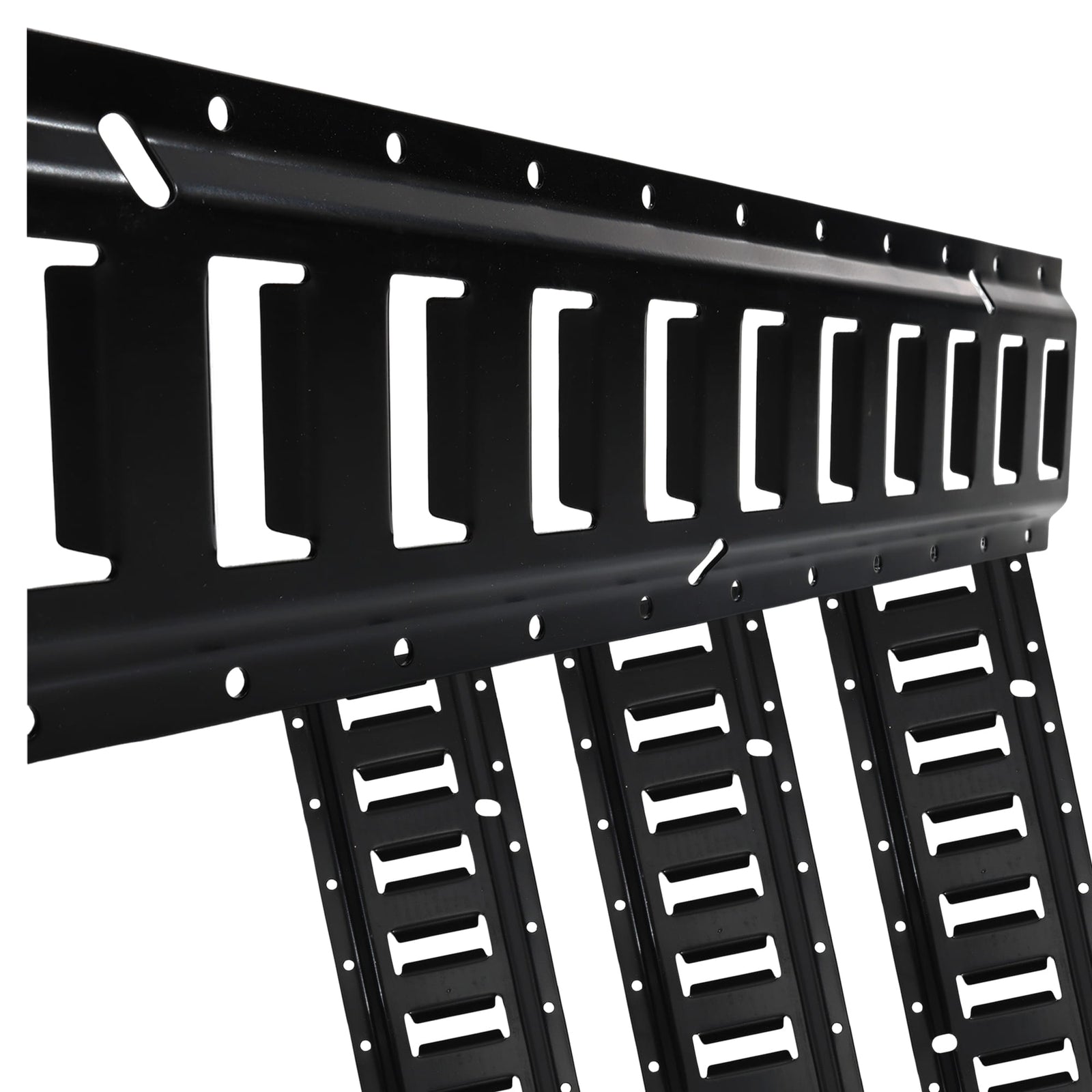E Track Tie Down Rail Kit 4 Pack – 4 ft Heavy Duty Rails, 6000 lb Break Strength for Cargo, Motorcycles & Trailers