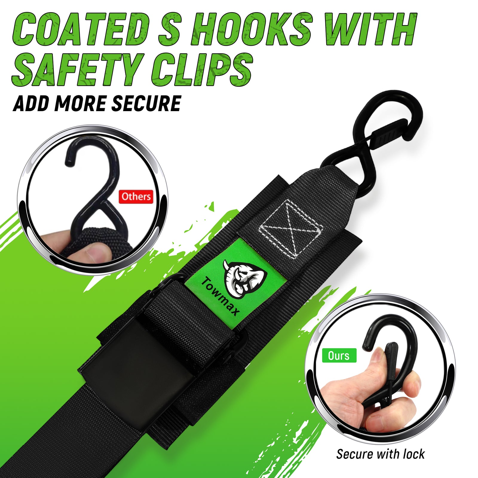Boat Tie Down Straps 2 Pack – 2