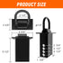 Stake Pocket D Ring 4 Pack – 1/2" Heavy Duty Removable D-Rings with Hitch Pin, 12,000 lb Capacity for Trailers & Flatbeds