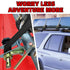 Ladder Rack Ratchet Straps 4 Pack – 1.5" x 7.5ft Rack Straps with J Hooks for Trailer Cargo Control