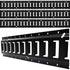 E Track Tie Down Rail Kit 4 Pack – 4 ft Heavy Duty Rails, 6000 lb Break Strength for Cargo, Motorcycles & Trailers