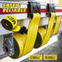 Winch Straps 4 Pack – 4" x 30ft Heavy Duty Tie Down Straps with Flat Hooks, 18,000 lb Break Strength