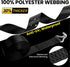 Ratchet Tie Down Straps 4 Pack – 2" x 20ft Heavy Duty Straps with J Hooks, 10,000 lb Break Strength