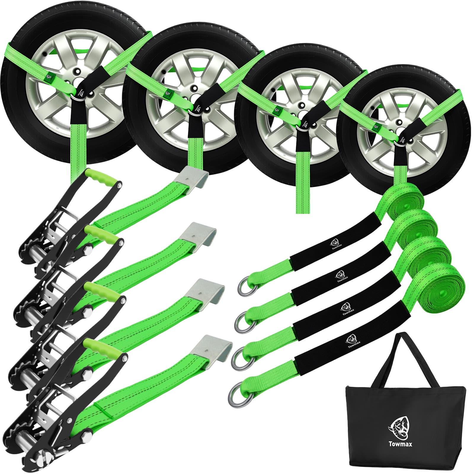 Car Tie Down Straps 4 Pack – 2