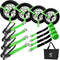 Car Tie Down Straps 4 Pack – 2" x 8' Heavy Duty Tire Straps with Flat Hooks, 10,000 lb Break Strength