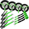 Car Tie Down Straps 4 Pack – 2" x 8' Heavy Duty Tire Straps with Flat Hooks, 10,000 lb Break Strength