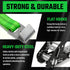 Car Tie Down Straps 4 Pack – 2" x 8' Heavy Duty Tire Straps with Flat Hooks, 10,000 lb Break Strength